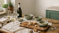 Verde salvia in cucina: il colore che sostituisce bianco e oro a Capodanno 2026